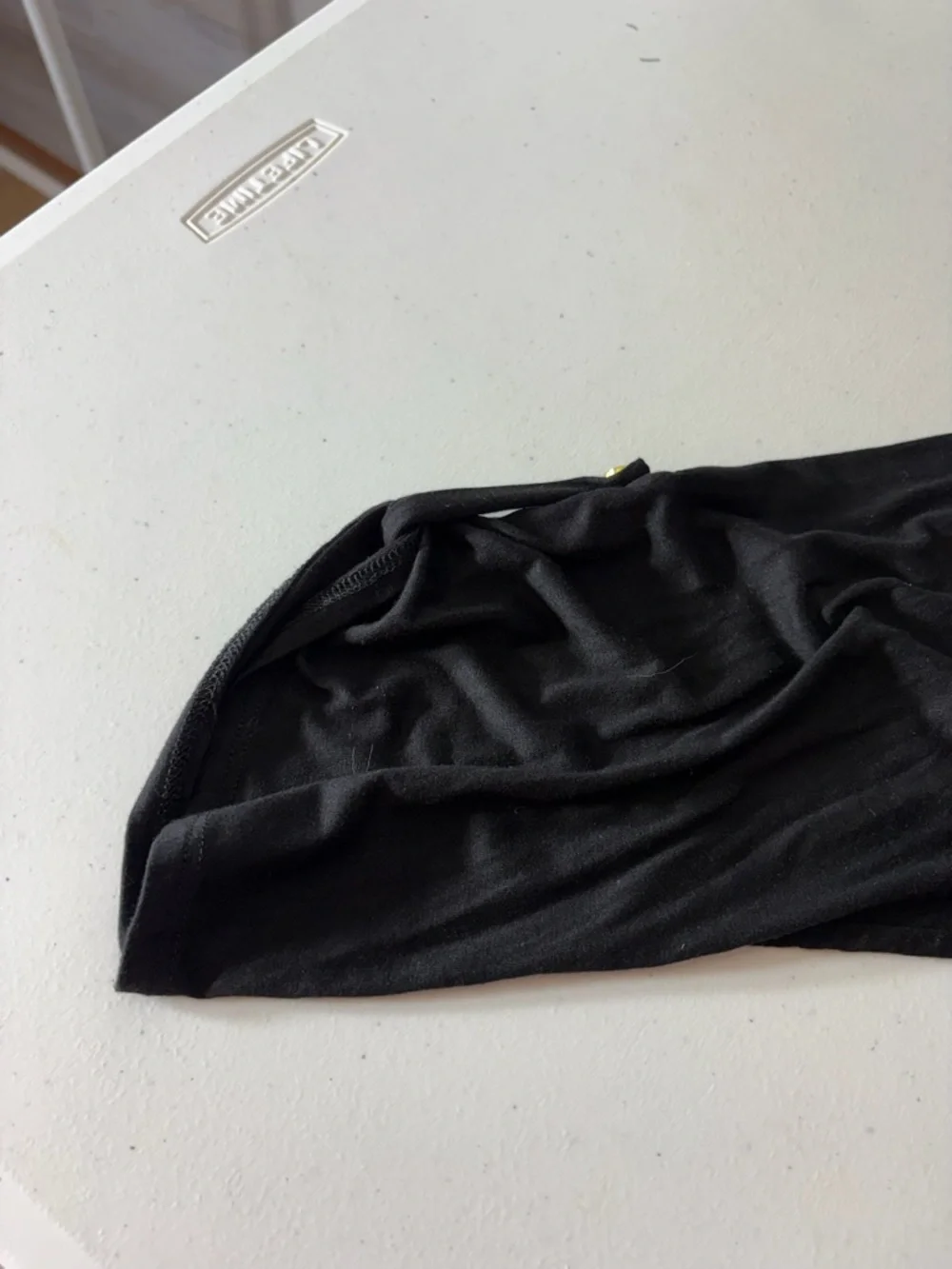 HEIMISH USA Black V-Neck Belted Mini Dress 1306 - Picture 5 of 10
